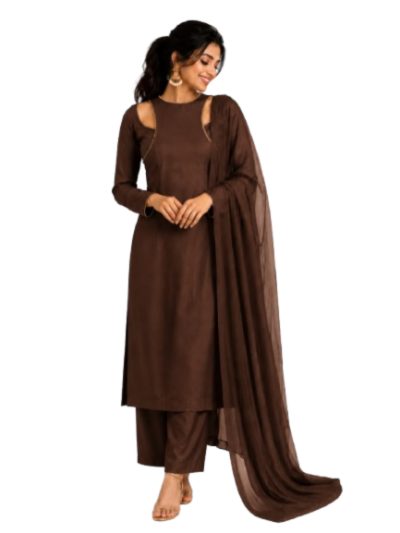 Adaa Bazaar Women's Halter Neck Kurta Set for Festive & Casual Wear