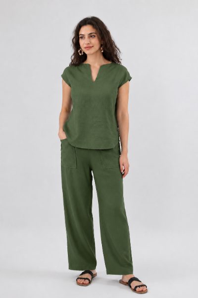 Adaa Bazaar Women's Cotton Cambric Co-Ord Set for Daily Wear