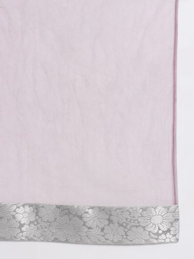 Adaa Bazaar Women's Readymade Patiala Suit (purple) with Dupatta