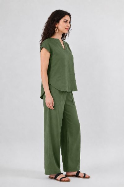 Adaa Bazaar Women's Cotton Cambric Co-Ord Set for Daily Wear