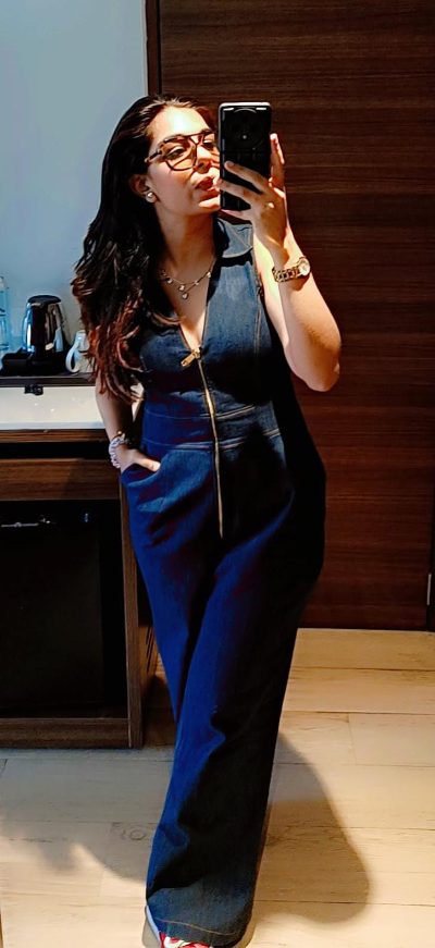 Sleeveless Zip-Front Jumpsuit / Romper-Style Power Suit