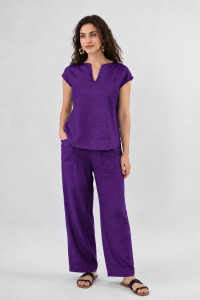 Adaa Bazaar Women's Cotton Cambric Co-Ord Set for Daily Wear