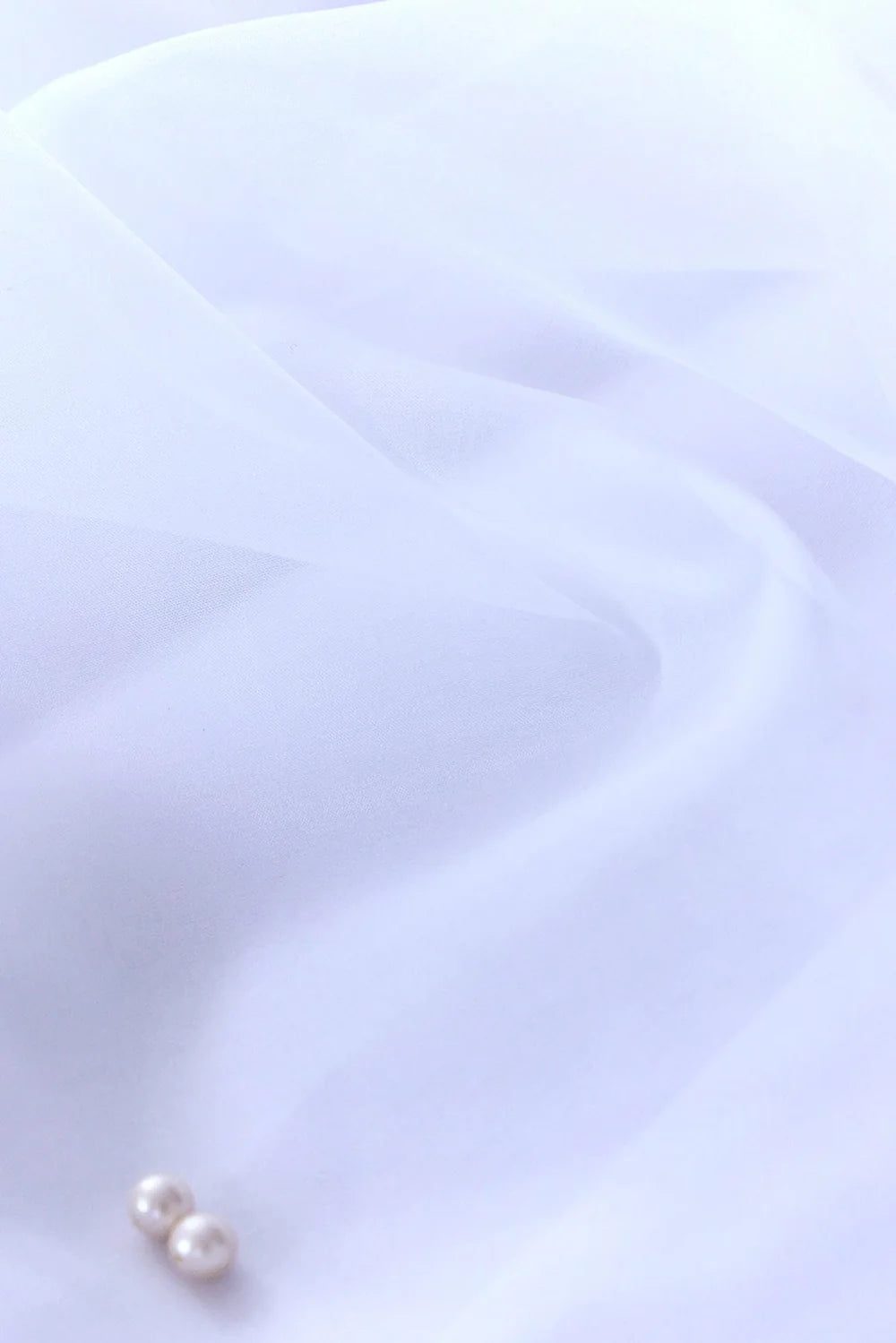 Adaa Bazaar Women's Plain Dyeable Organza Fabric ₹ 165 Per Metre