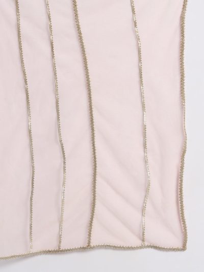 Adaa Bazaar Women's Readymade Patiala Suit (baby Pink) with Dupatta