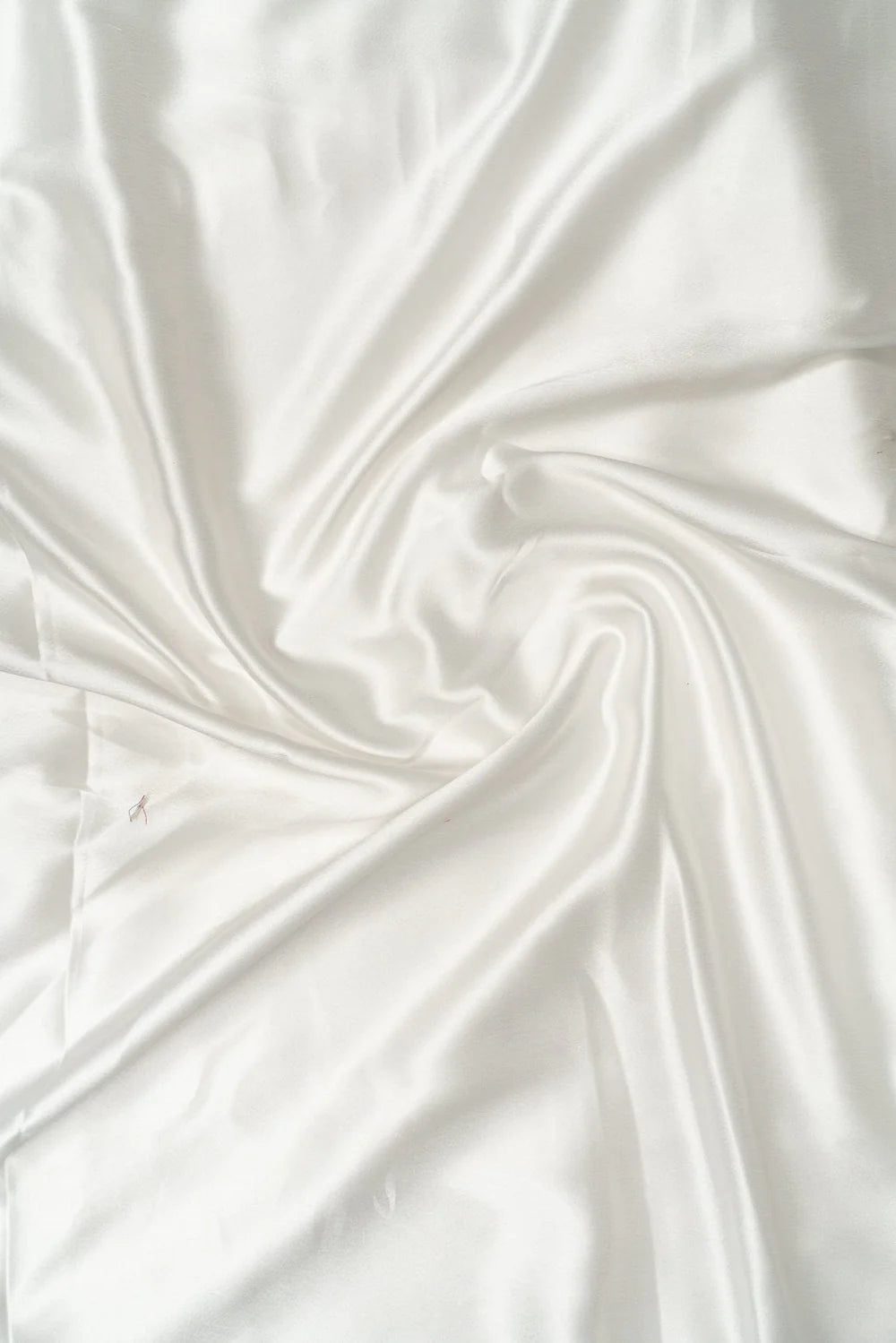 Adaa Bazaar Women's White Dyed Satin Fabric ₹ 145 Per Metre