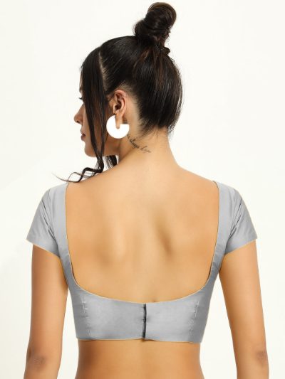 Adaa Bazaar Women's Readymade Silk Blouse