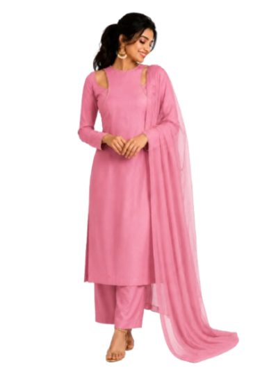 Adaa Bazaar Women's Halter Neck Kurta Set for Festive & Casual Wear