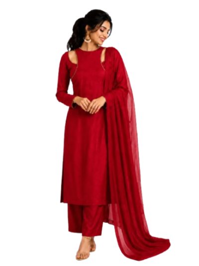 Adaa Bazaar Women's Halter Neck Kurta Set for Festive & Casual Wear