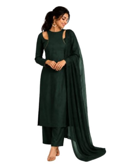 Adaa Bazaar Women's Halter Neck Kurta Set for Festive & Casual Wear