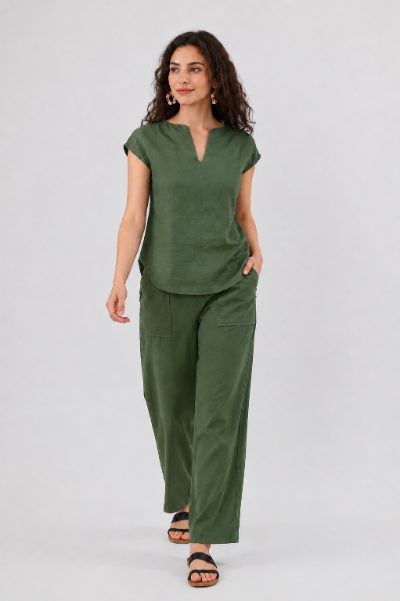 Adaa Bazaar Women's Cotton Cambric Co-Ord Set for Daily Wear